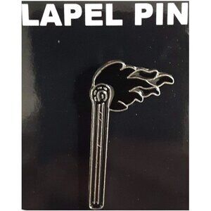 C&D Visionary DSX Lit Match Metal Lapel Pin, Black